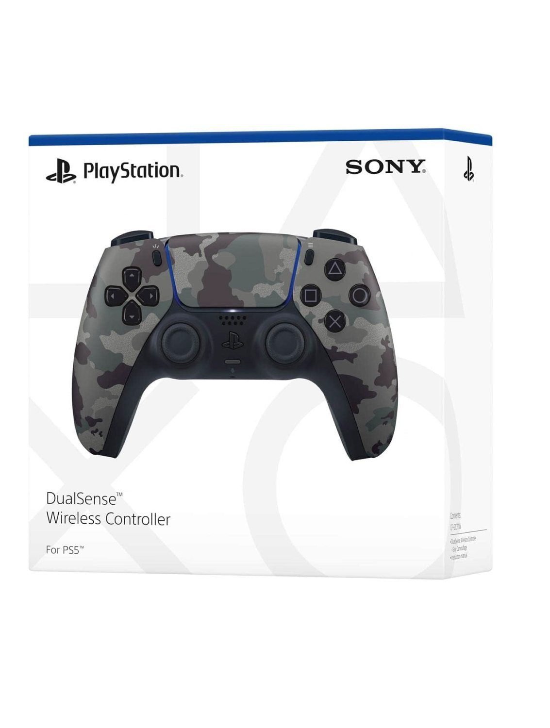 Sony DualSense Gray Camouflage original box PS5 wireless controller Pakistan