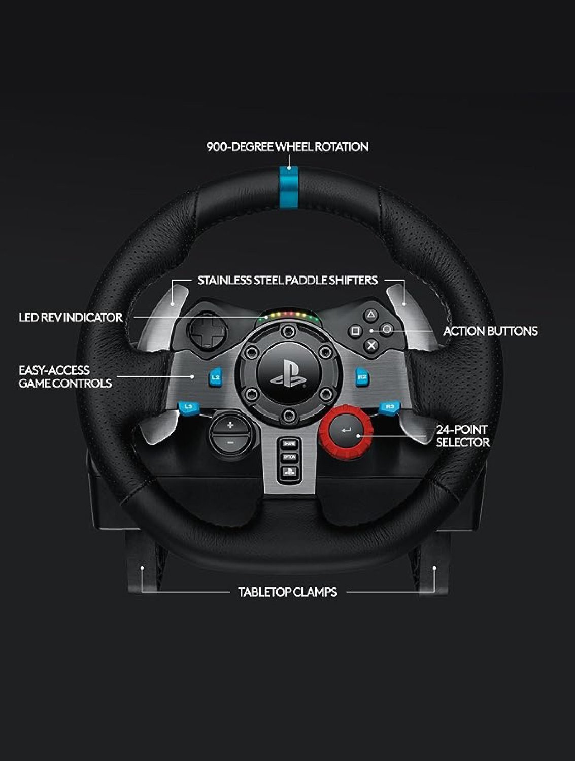 Logitech-G29-Driving-Force-Racing-Wheel-PS5-Black