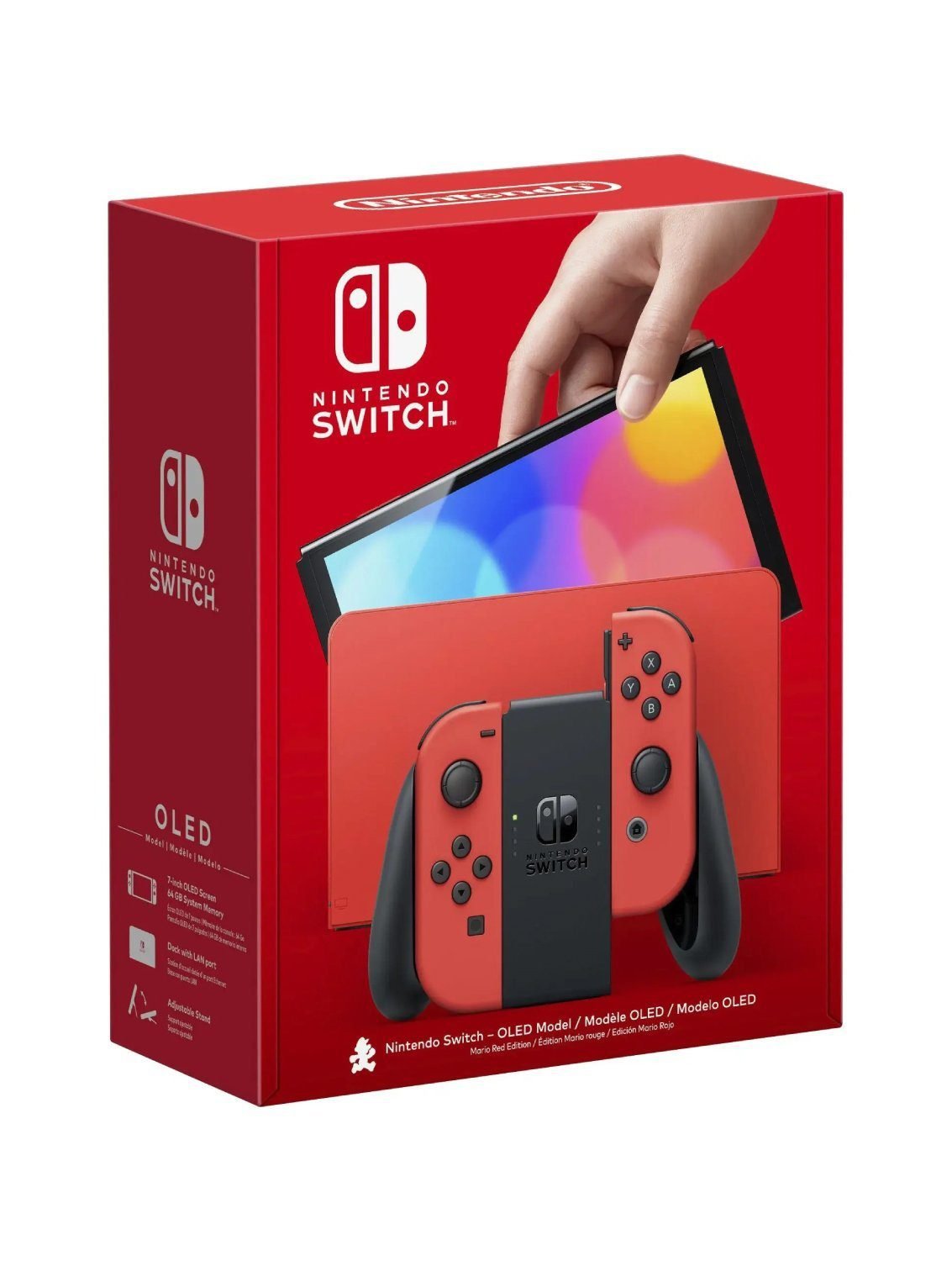 box-pack-nintendo-switch-oled-mario-red-edition-limited-gaming-console-dock-and-controllers