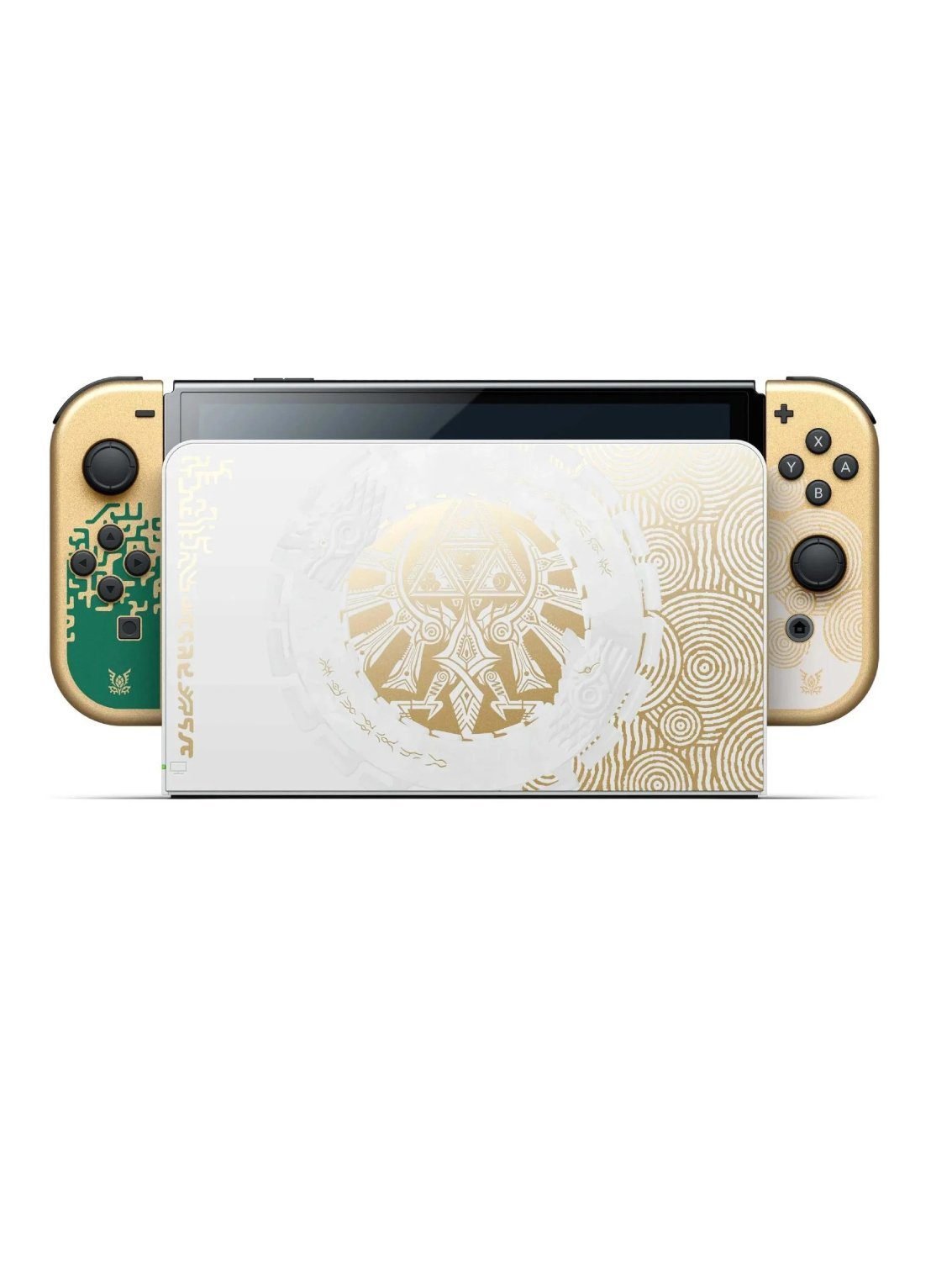 Nintendo Switch OLED Zelda Edition console front view