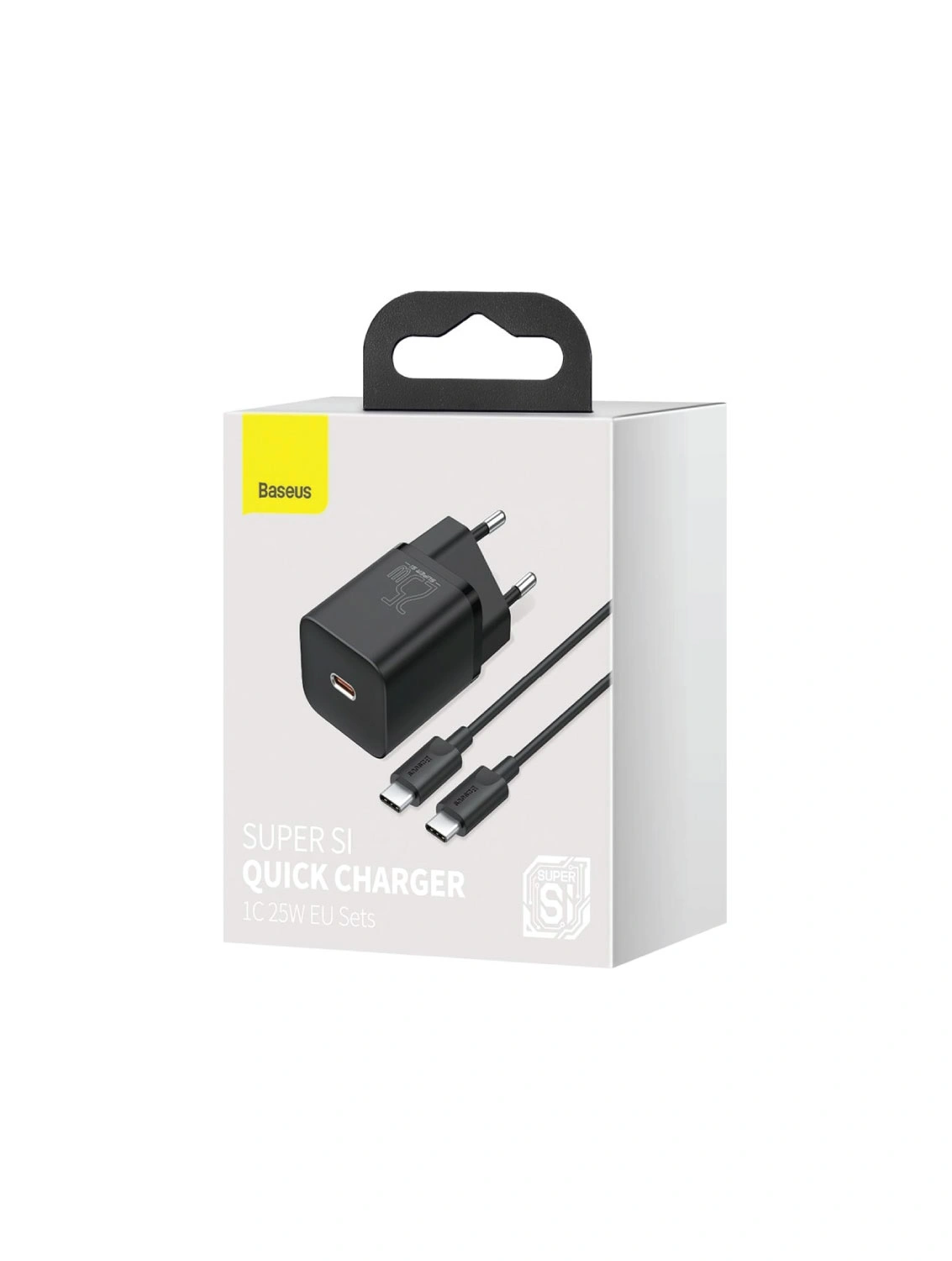 Baseus-Super-Si-25W-Charger-Black Baseus-Type-C-Charger-Wall-Charger 