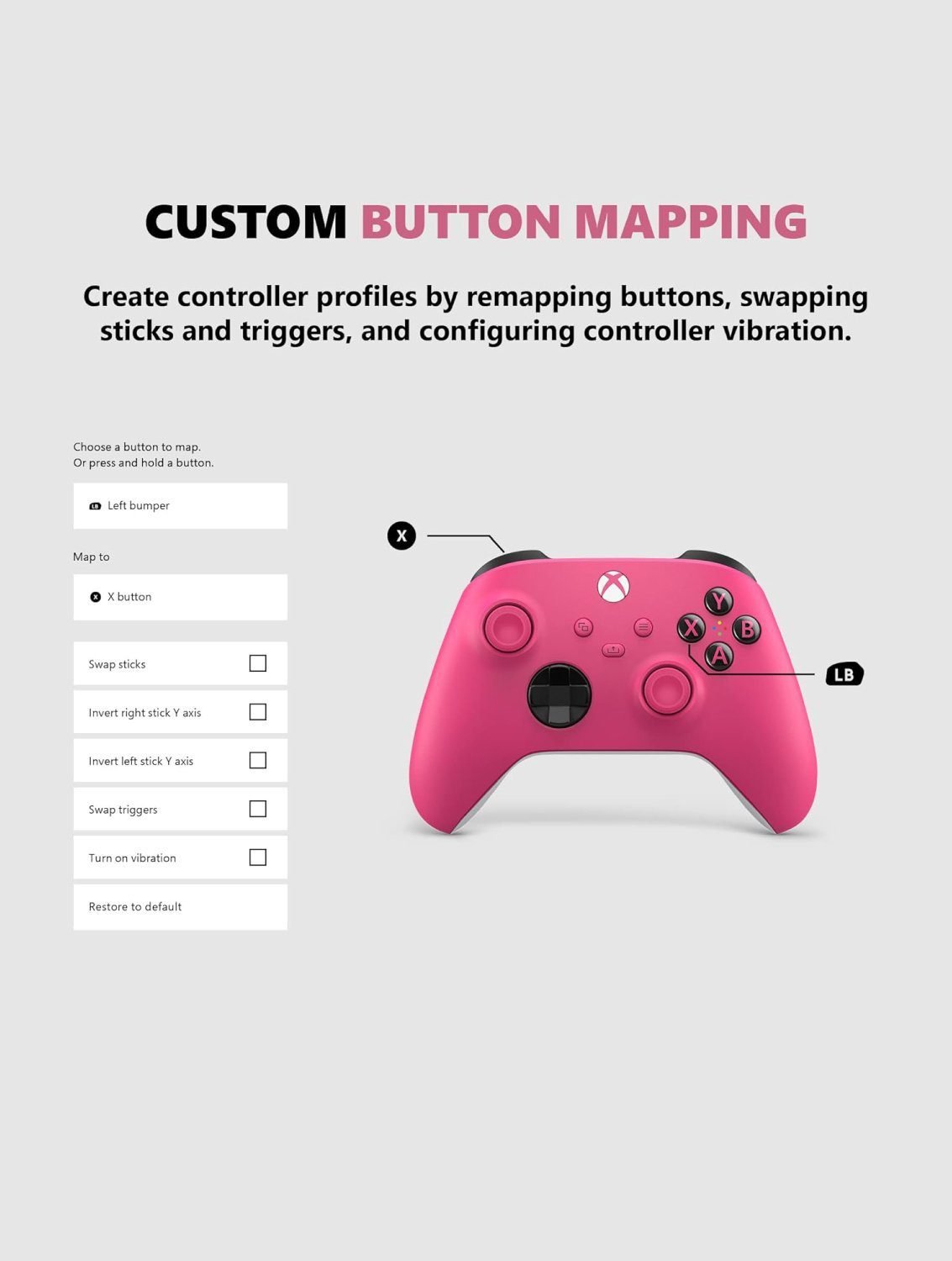 features-of-microsoft-xbox-wireless-core-controller-deep-pink