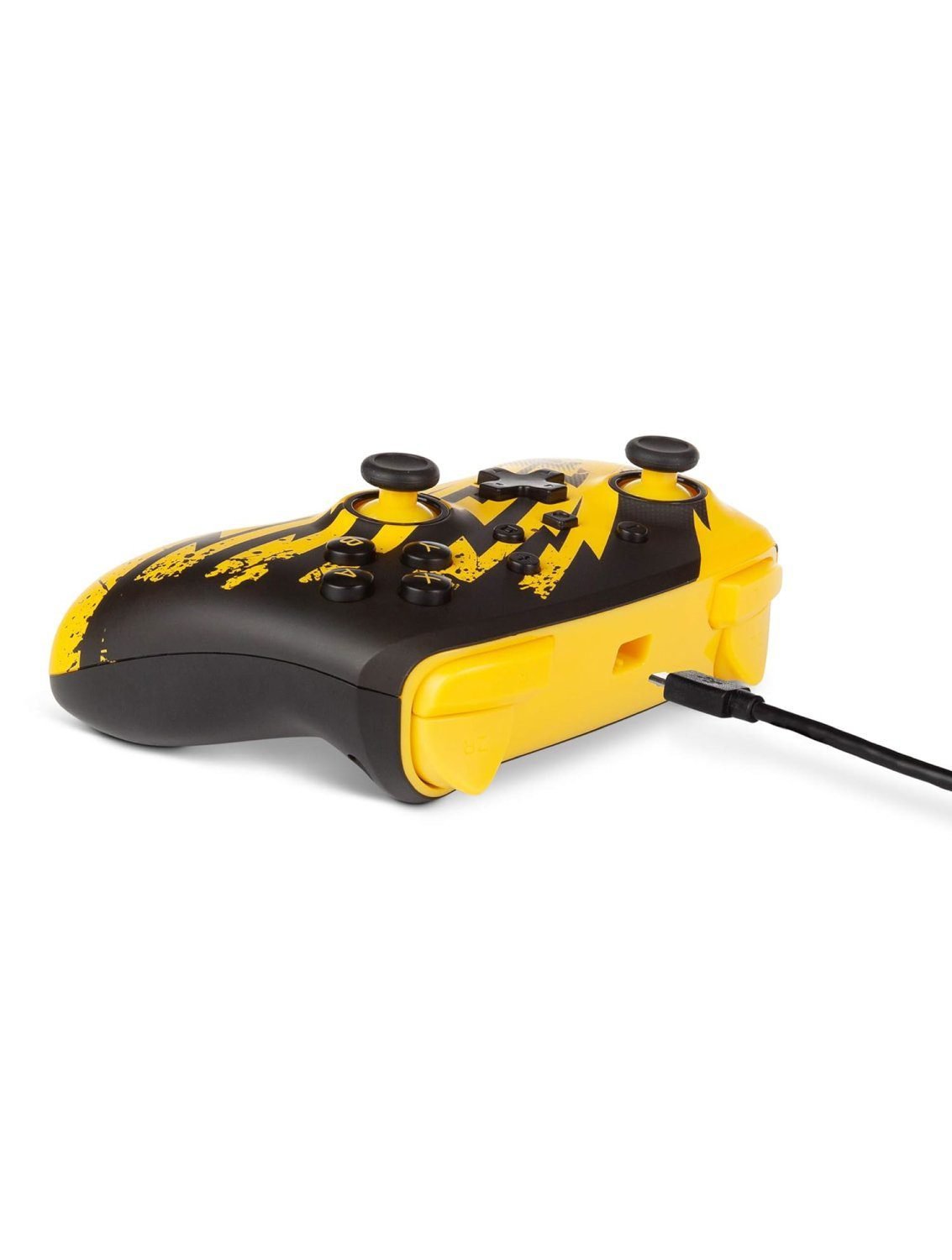 Nintendo Switch controller Pikachu back view advanced buttons