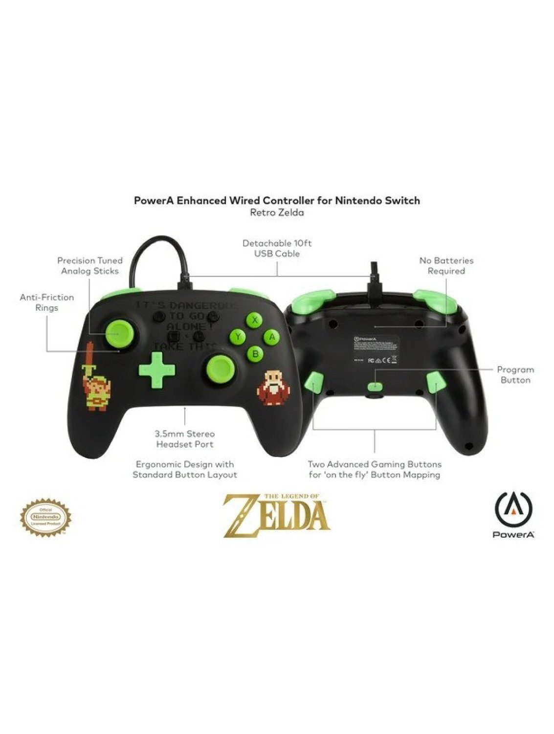 Nintendo controller price in Pakistan PowerA Retro Zelda box