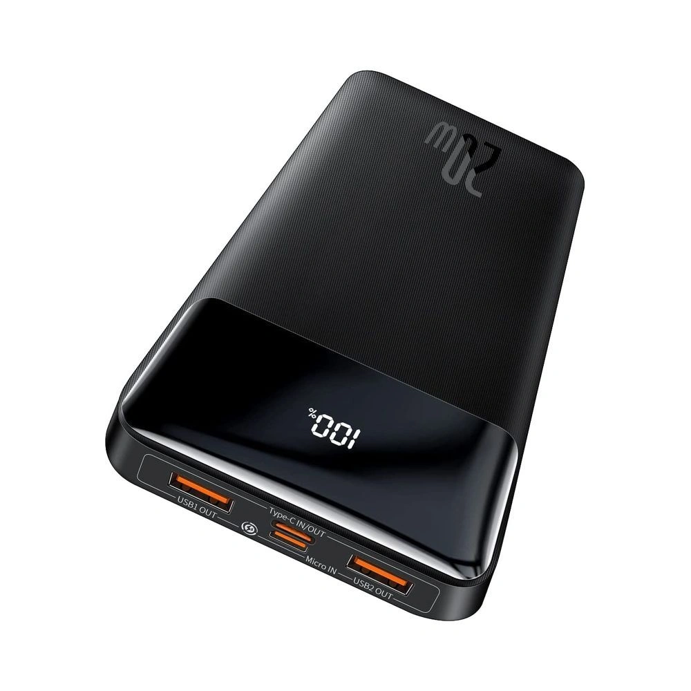 Baseus Bipow digital display power bank 10000mAh 20W black - power bank price in pakistan