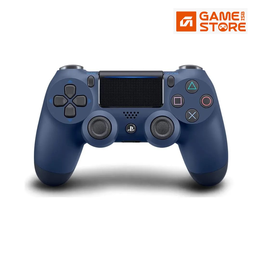 1. DualShock 4 Midnight Blue PS4 wireless controller front view