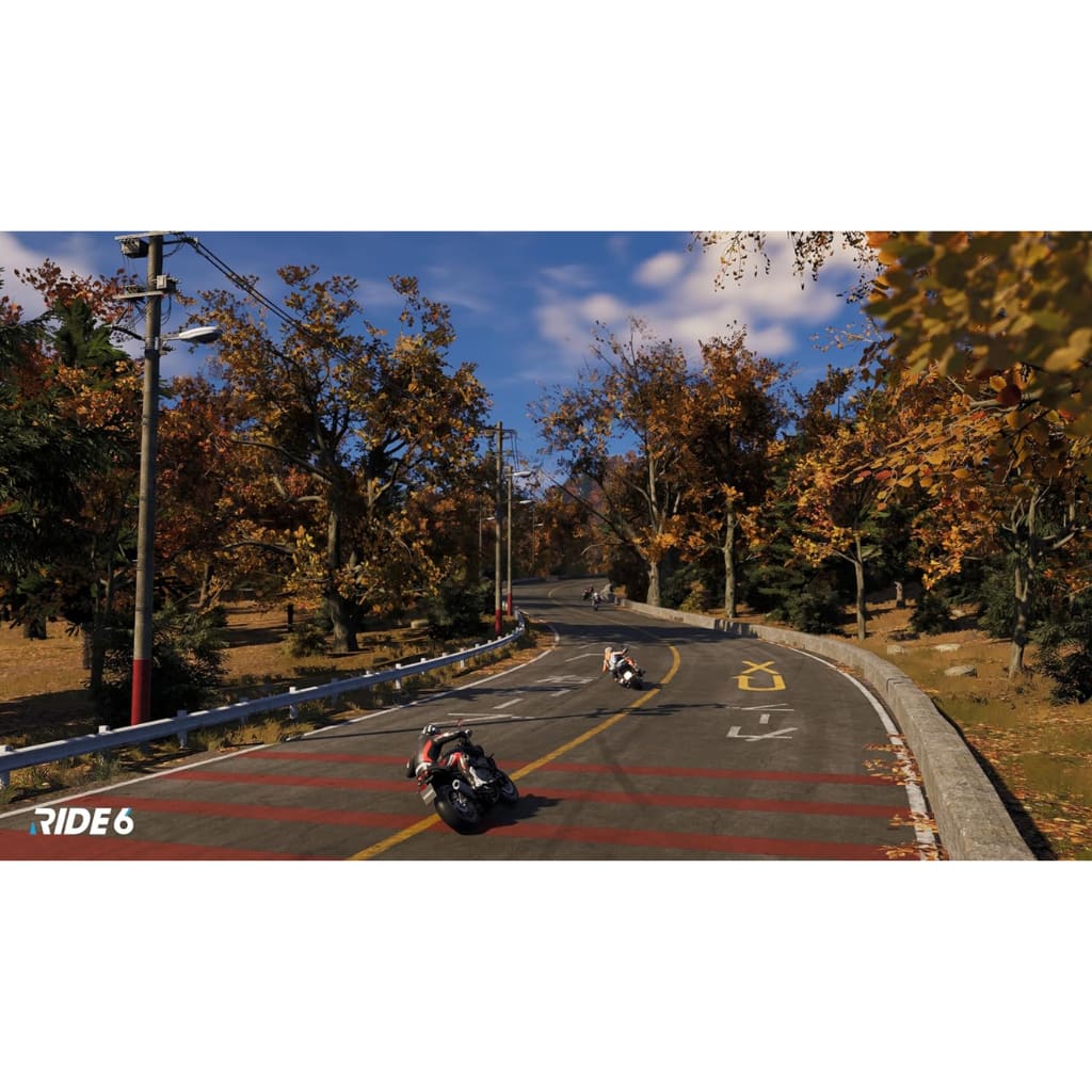RIDE 6 PS5 game cover - motorcycle racing game featuring high-speed track racing on PlayStation 5