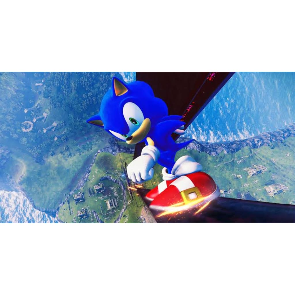 Sonic Frontiers Definitive Edition Switch 2 cover art with Sonic racing across Starfall Islands, Nintendo Switch 2 Sonic games in Pakistan