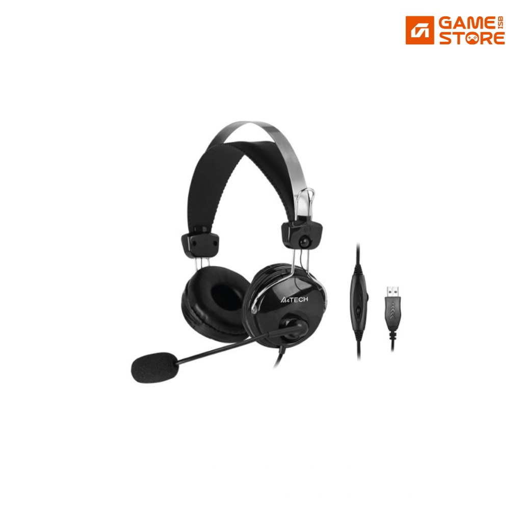 A4Tech HU-7P ComfortFit stereo USB headset, a reliable USB headset for gaming headset price in Pakistan buyers