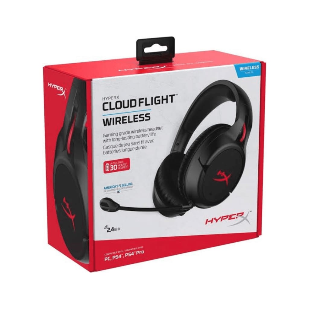 HyperX Cloud Flight wireless gaming headset open box, wireless gaming headset price in Pakistan