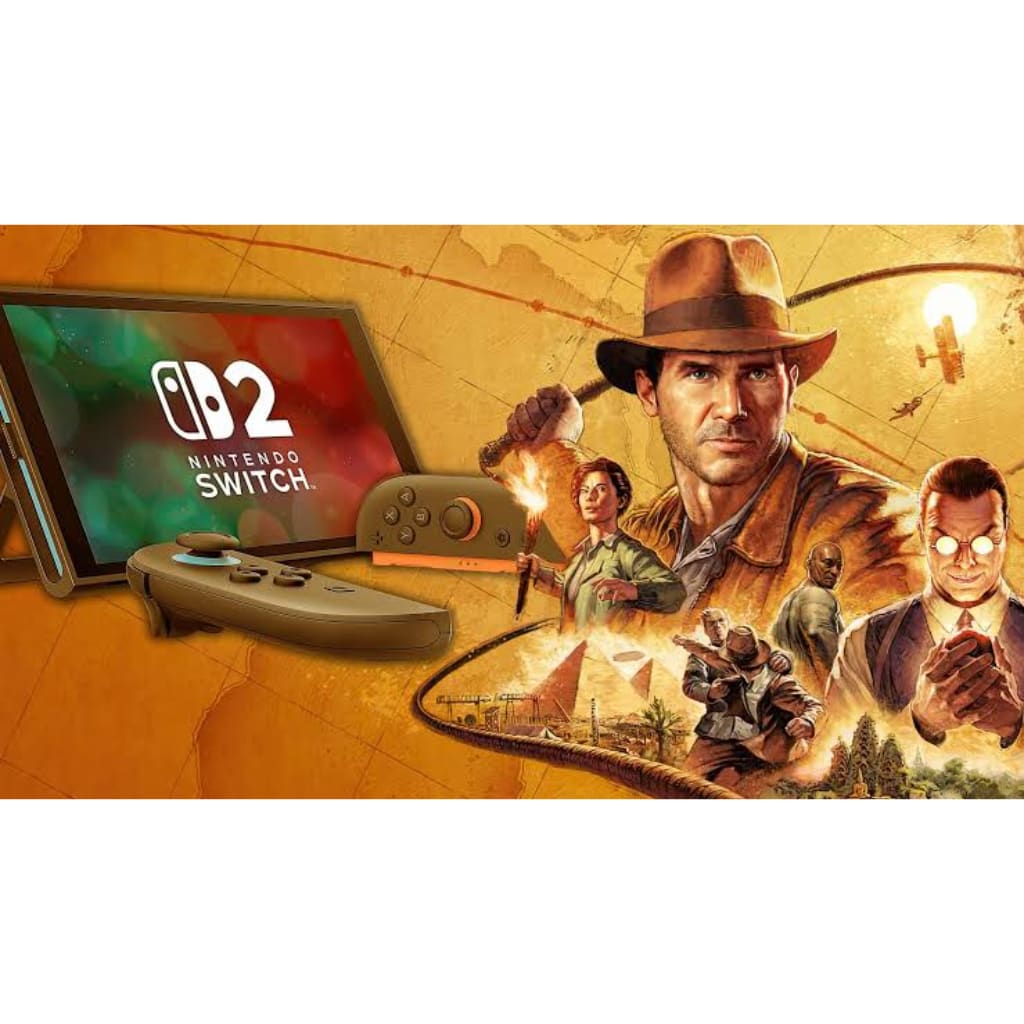 Indiana Jones and the Great Circle Nintendo Switch 2 game case cover art. Note: no product photo was shared with us for this batch, so please attach the actual image and we will update the alt text to match it exactly.