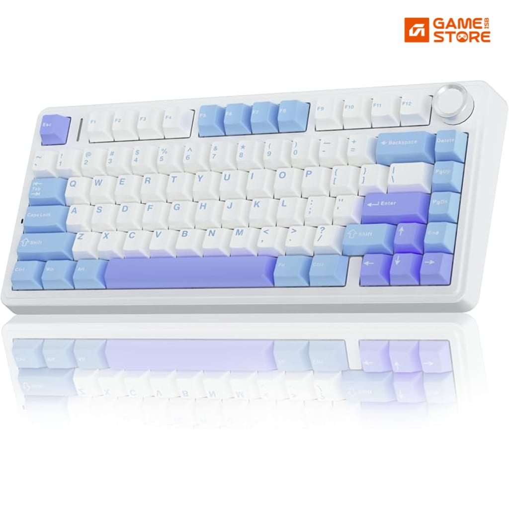 AULA F75 75% tri-mode mechanical gaming keyboard with RGB backlighting