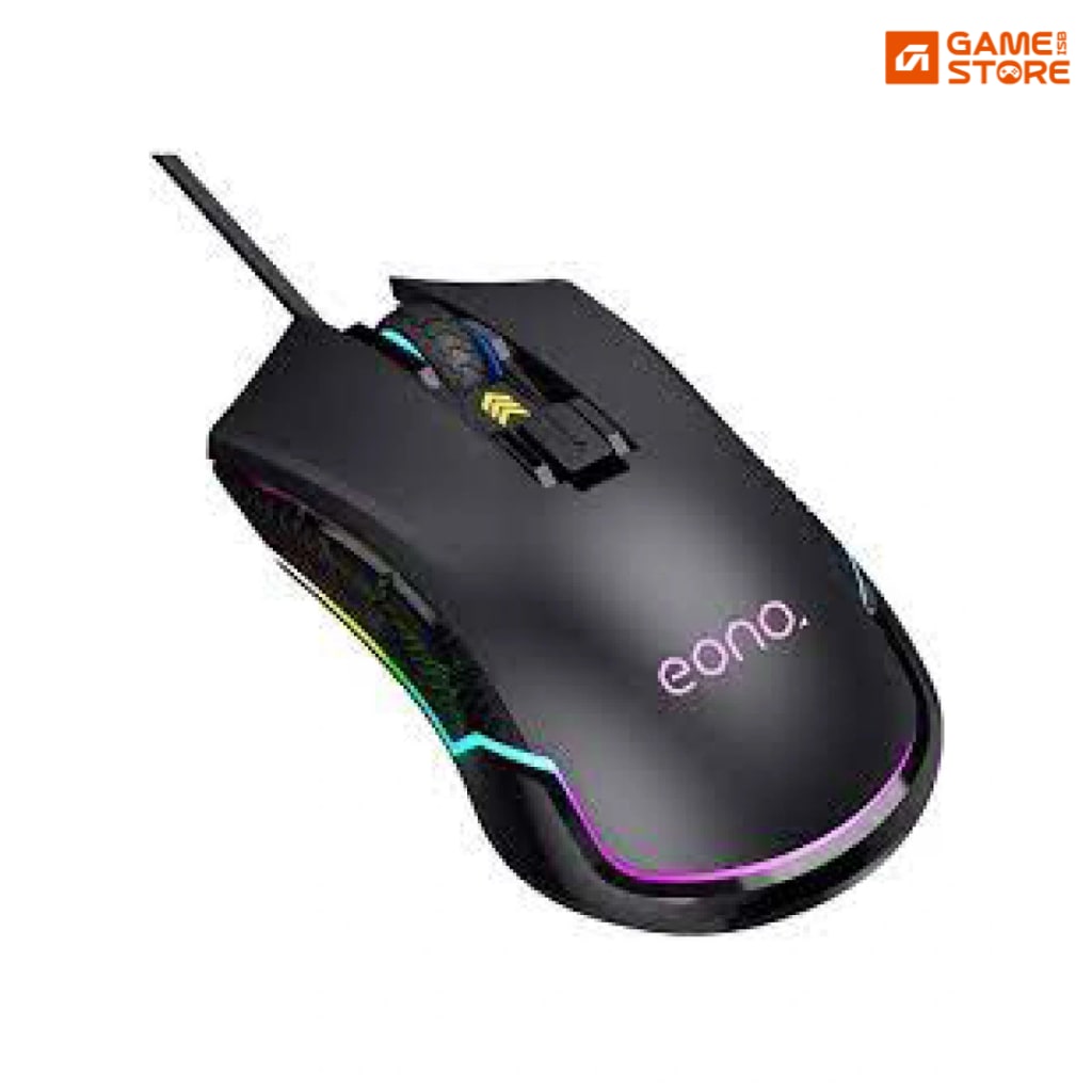 EONO SI-9002S wired gaming mouse with RGB backlight and adjustable DPI, best cheap gaming mouse price in Pakistan