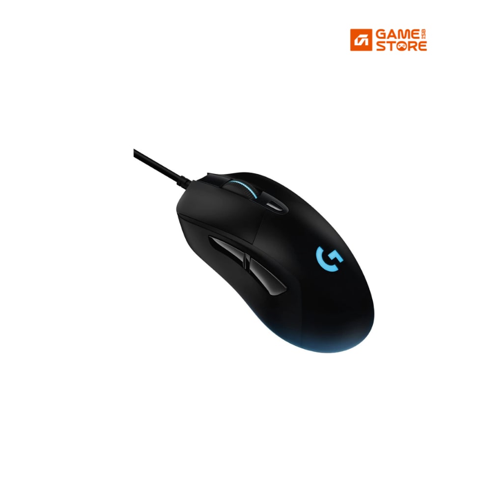 Logitech G403 Hero black wired gaming mouse with RGB lighting, best gaming mouse in Pakistan