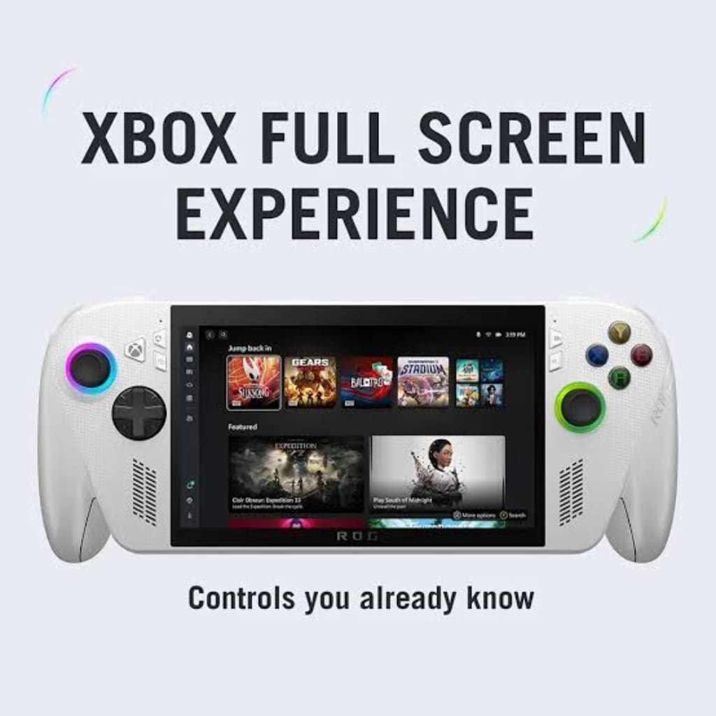 Xbox ROG Ally 512GB handheld gaming console front view - ASUS ROG Ally Pakistan