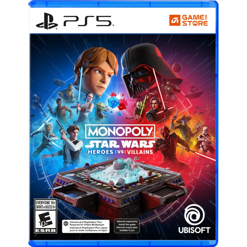 Monopoly Star Wars Heroes vs Villains PS5 game cover, buy ps5 games in Pakistan