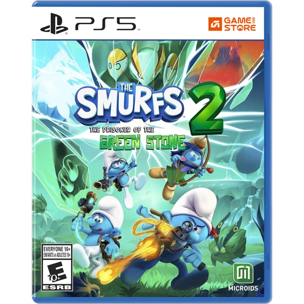 The Smurfs 2 Prisoner of the Green Stone PS5 game cover, ps5 games in Pakistan