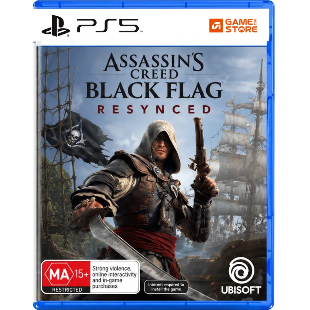 Assassin's Creed Black Flag Resynced Launch Edition PS5 cover art - Buy PS5 Games in Pakistan