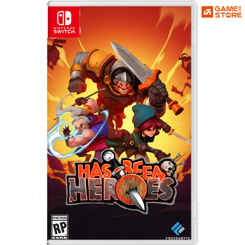 Has Been Heroes Nintendo Switch used game case front cover