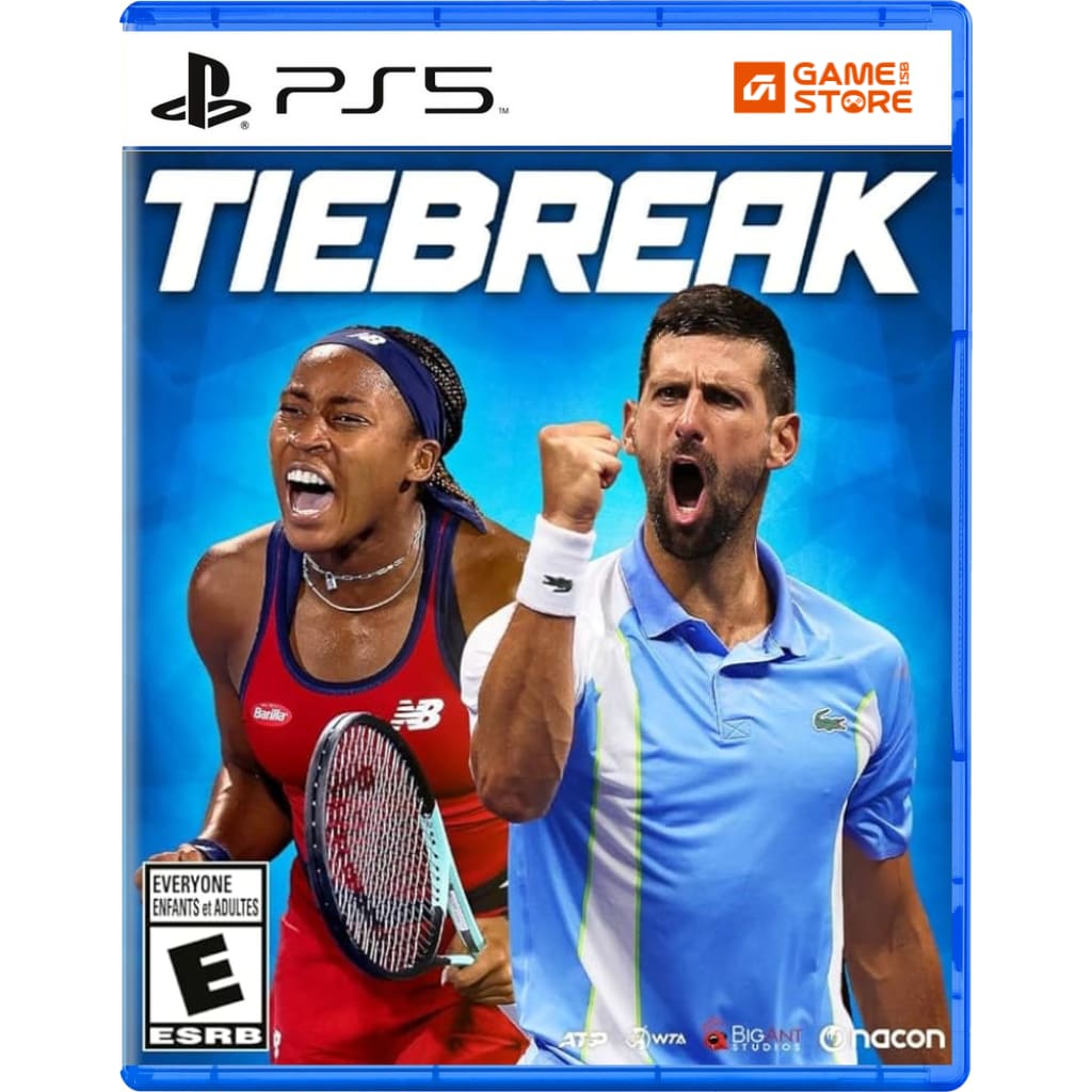 Tiebreak ATP WTA tennis PS5 game cover, buy ps5 games in Pakistan at Games E-Store
