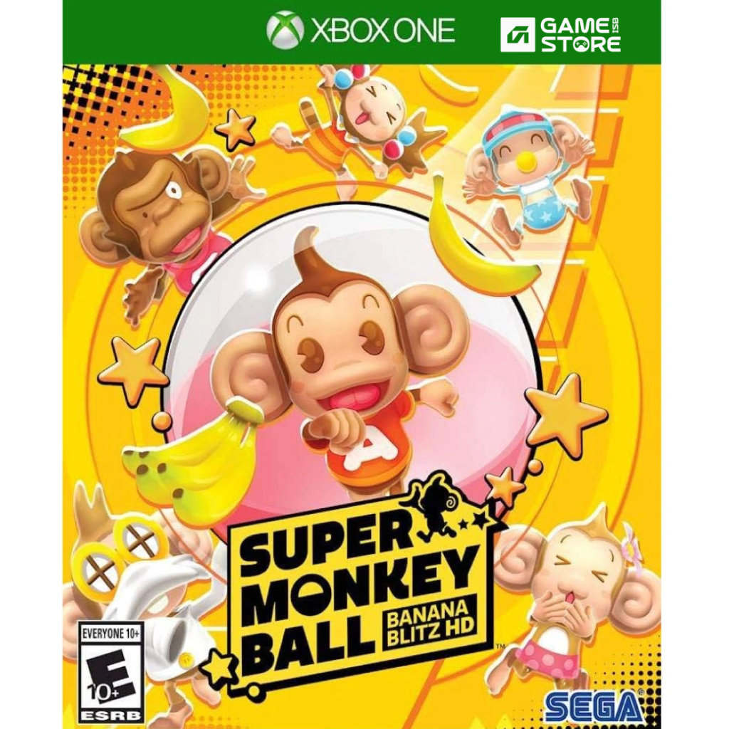 Super Monkey Ball Banana Blitz HD Xbox One game case SEGA RGG Studio Pakistan