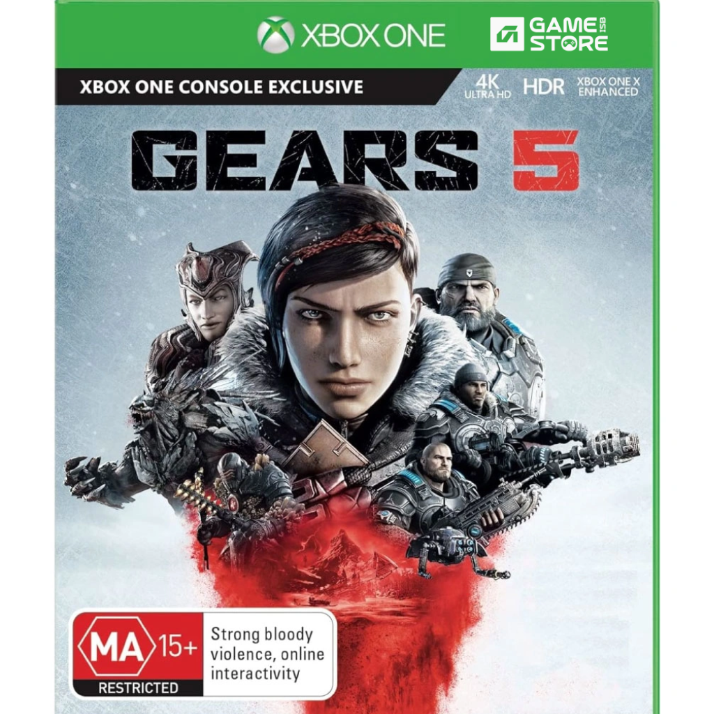 Gears 5 Xbox One used disc front cover