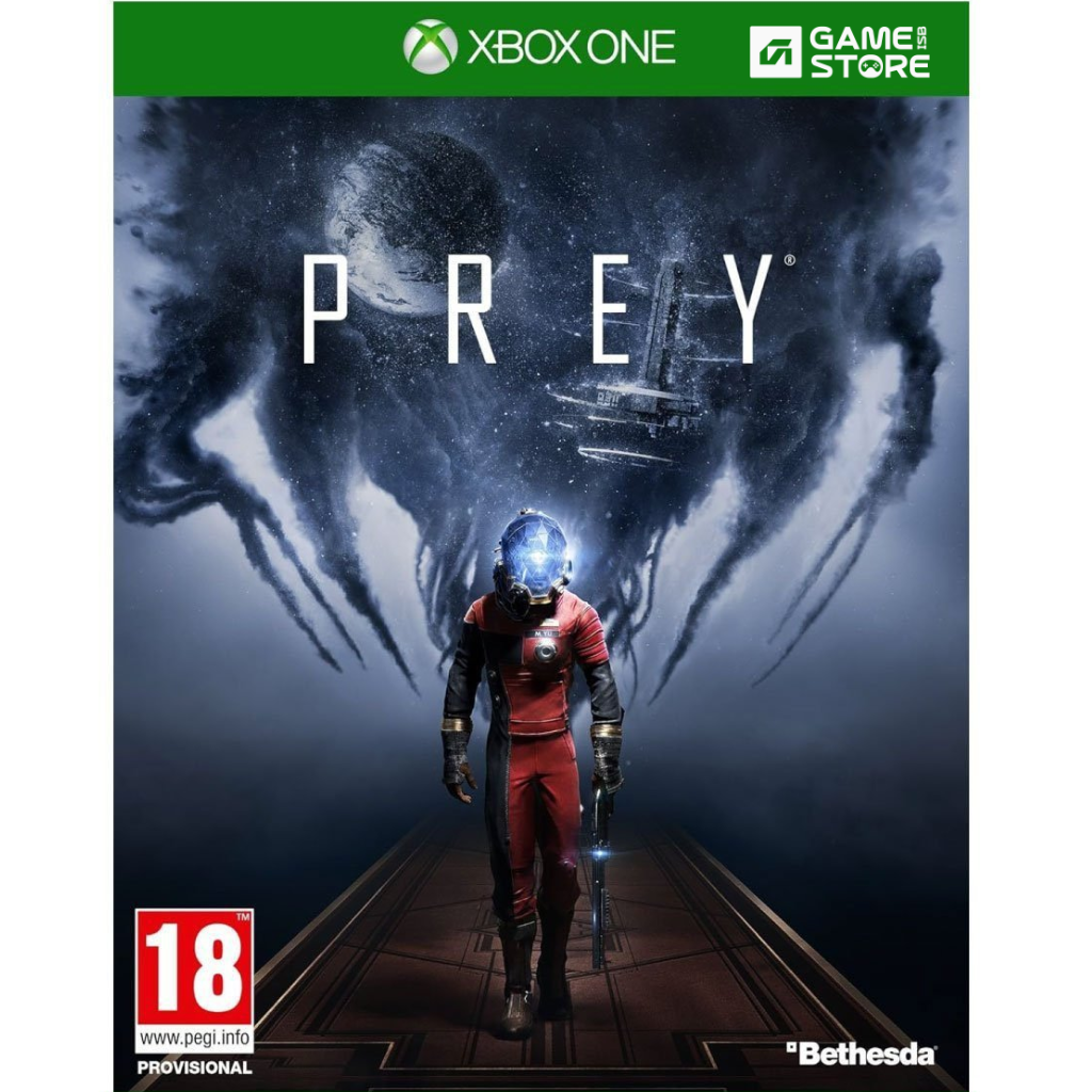 Prey game disc Xbox One used condition close up