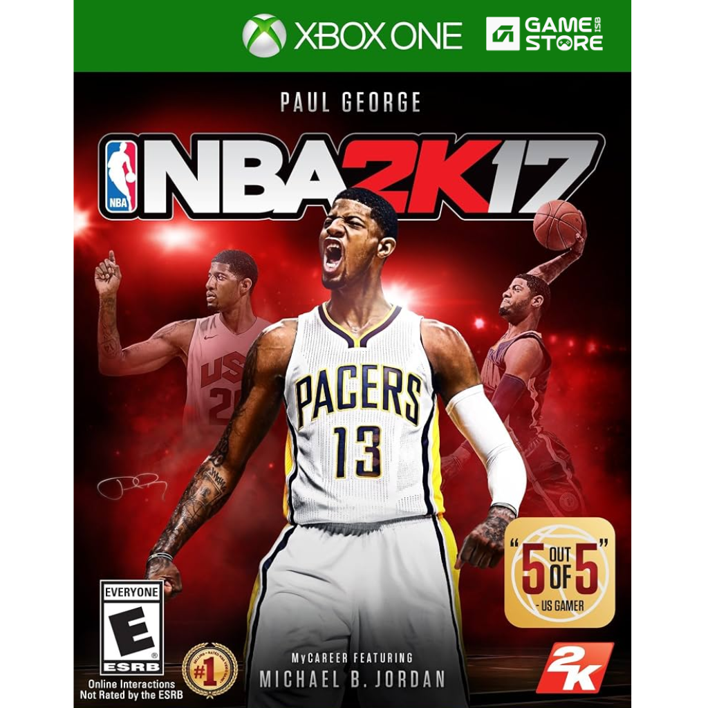 NBA 2K17 Xbox One game case used copy front cover
