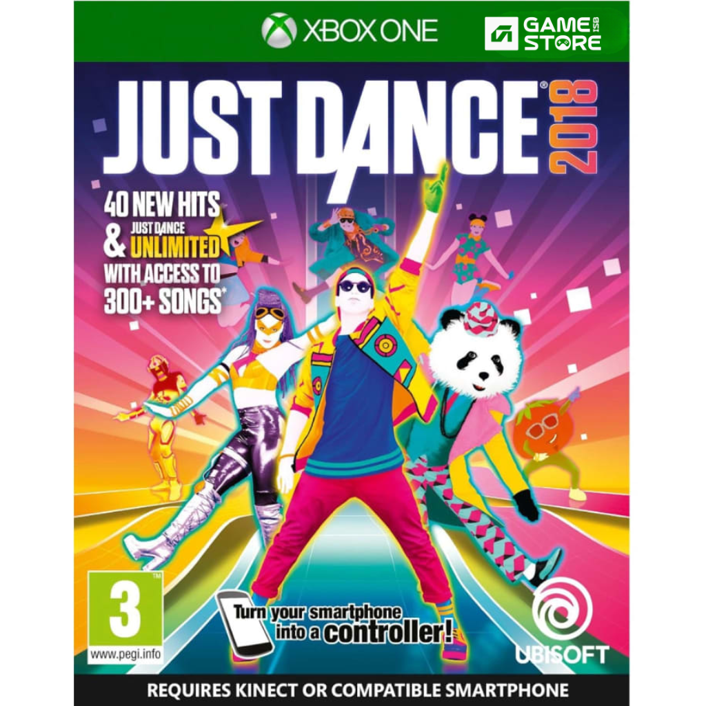 Just Dance 2018 Xbox One game case – top selling dance game Xbox One