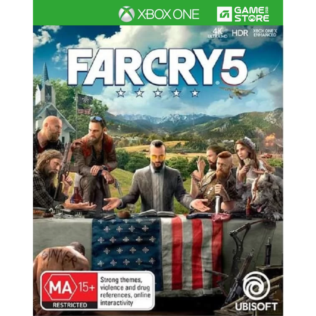 Far Cry 5 used Xbox One game case cover