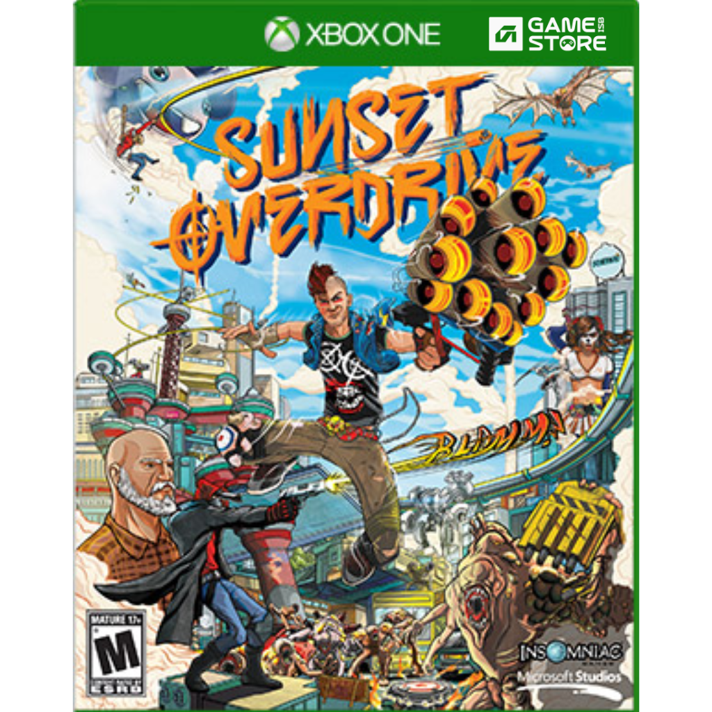 Sunset Overdrive Xbox One used game cover, Action Adventure Xbox One, Best Open World Games Xbox One
