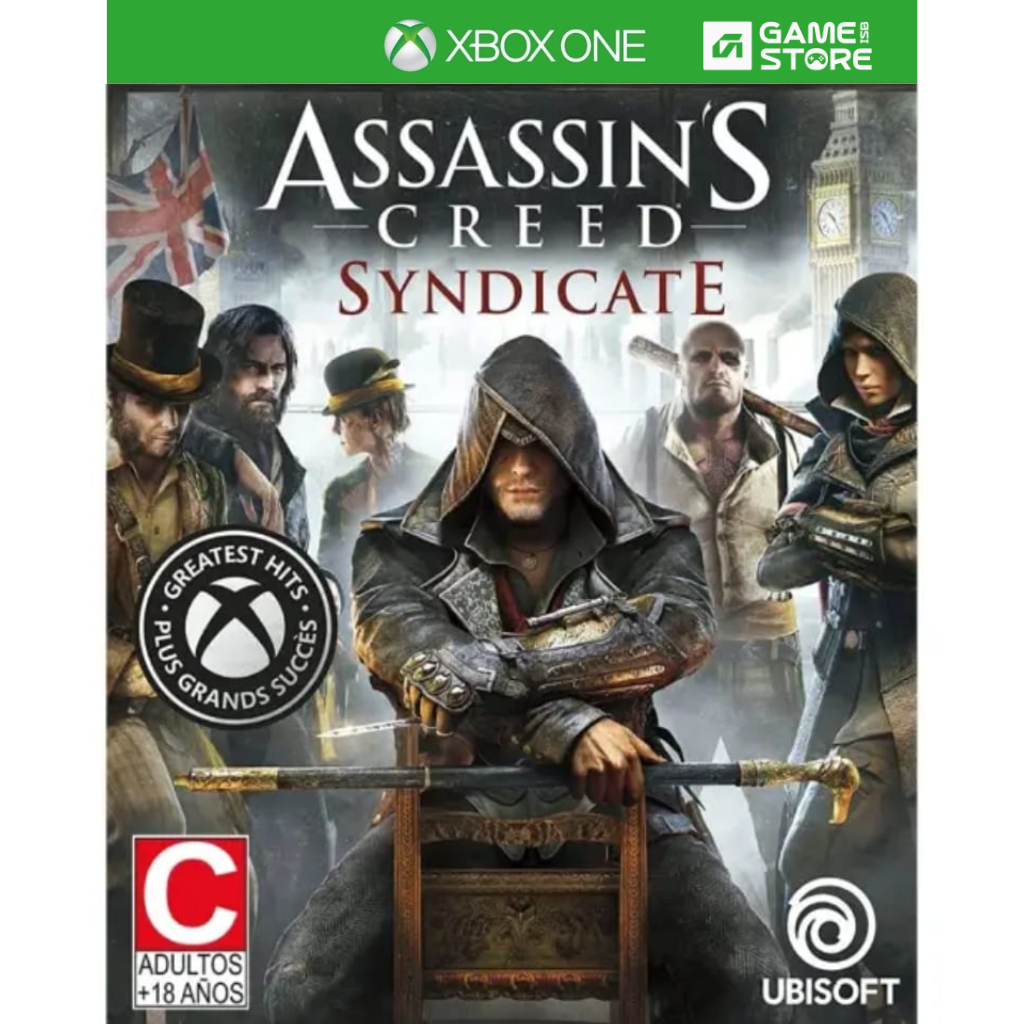Assassin's Creed Syndicate Xbox One used game cover, AC Syndicate Xbox One, Best Open World Games Xbox One