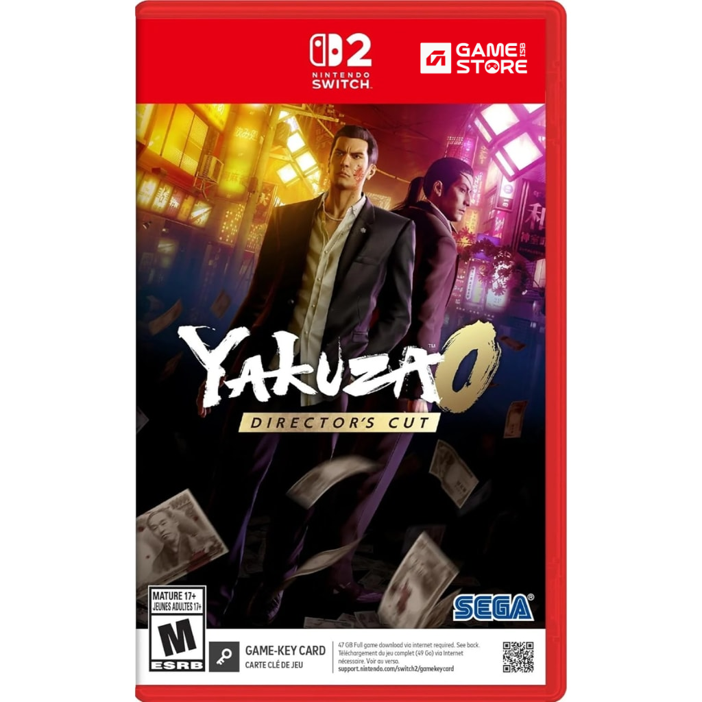 Yakuza 0 Director's Cut Switch 2 game case, Nintendo Switch 2 Yakuza 0 edition in Pakistan