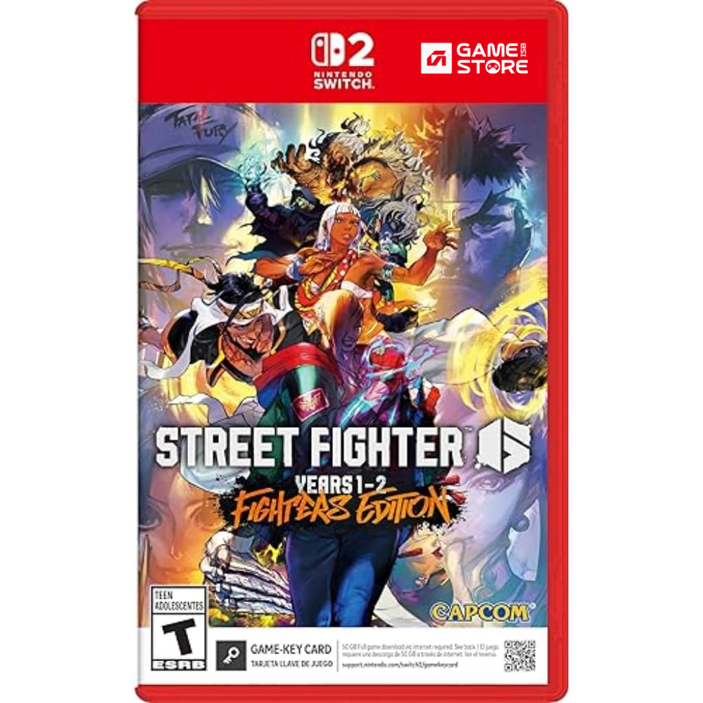 Street Fighter 6 Switch 2 game case cover with Ryu and Luke, Nintendo Switch 2 games in Pakistan