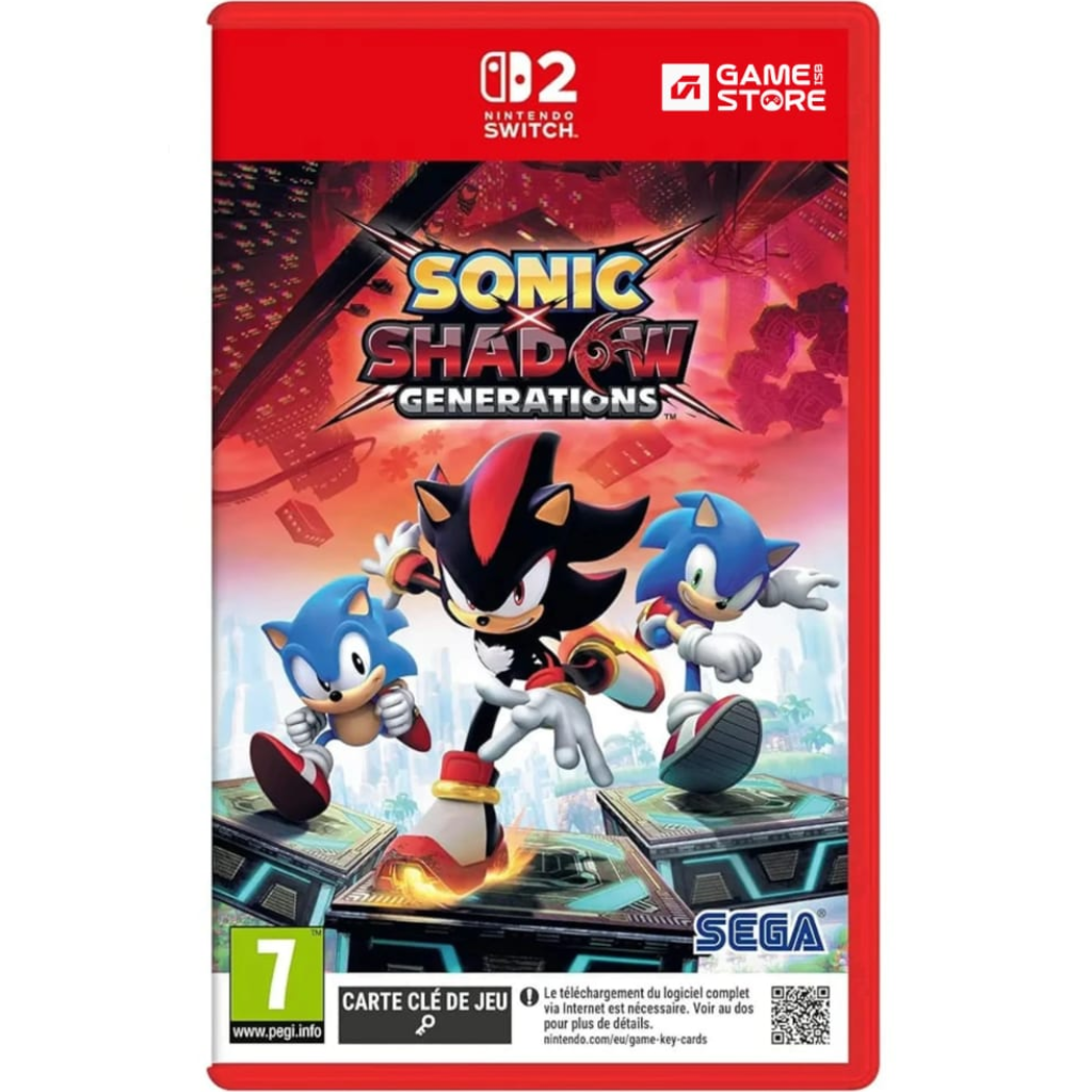 Sonic X Shadow Generations Switch 2 game case, Nintendo Switch 2 Sonic edition in Pakistan