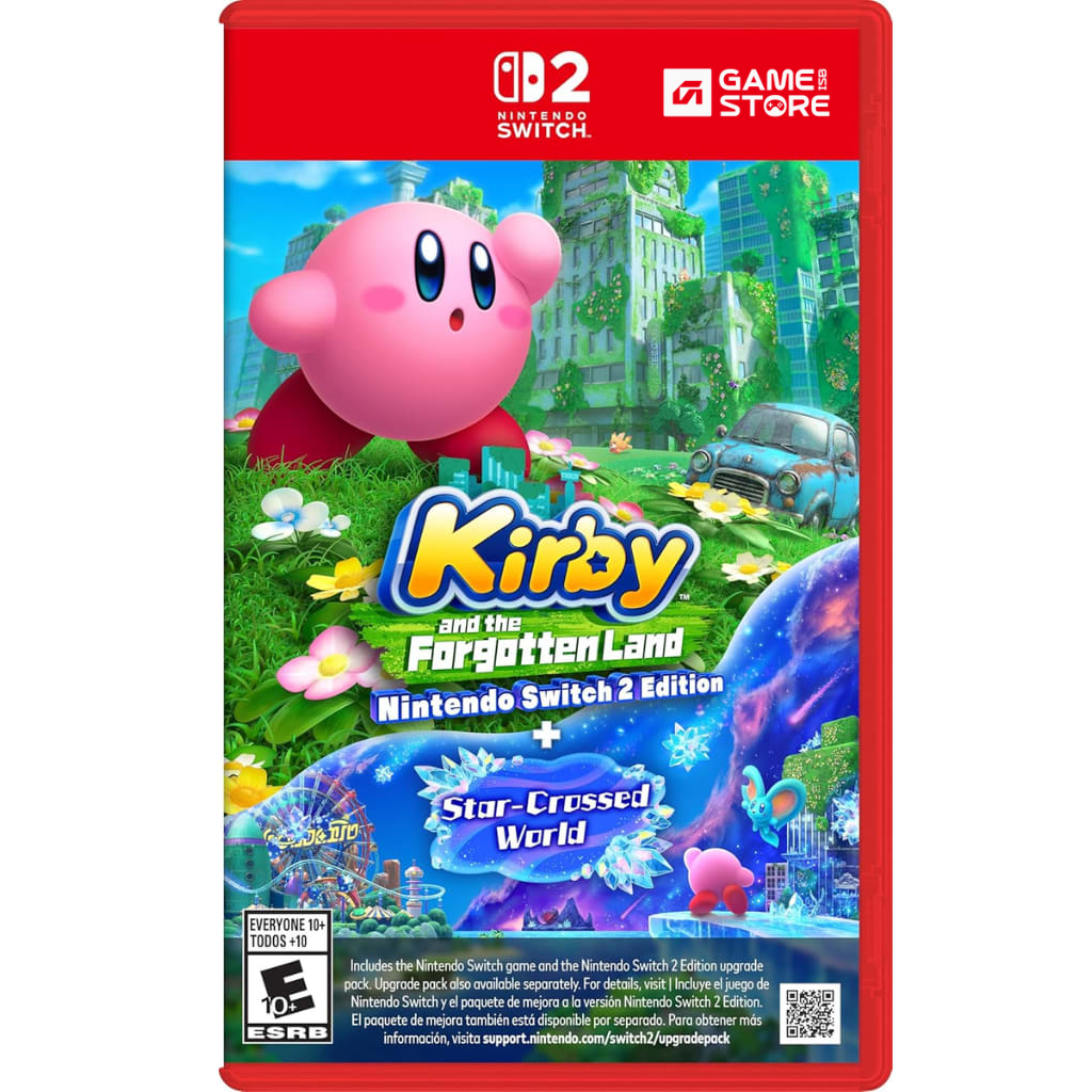 Kirby and the Forgotten Land Nintendo Switch 2 Edition cover, platform game price in Pakistan at Games E-Store