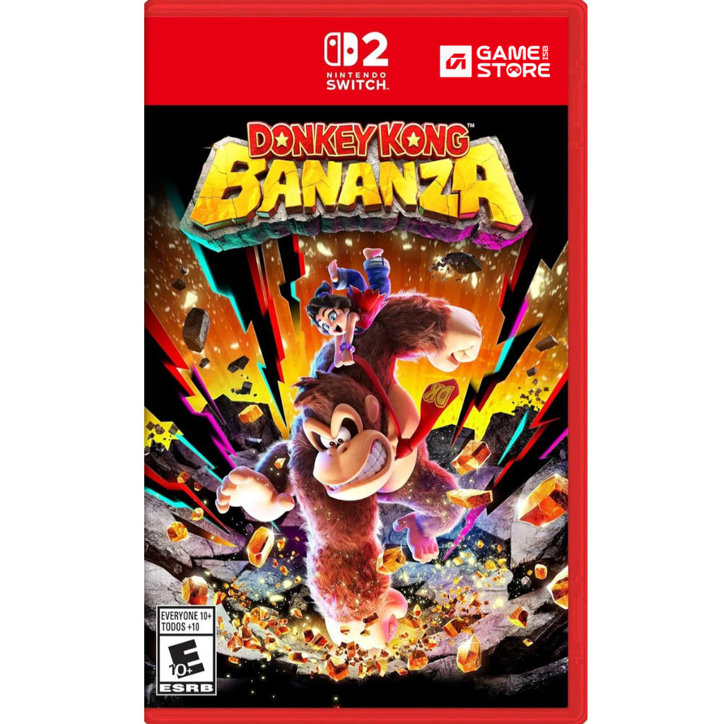 Donkey Kong Bananza Switch 2 box art with DK and Pauline, Nintendo Switch 2 games in Pakistan