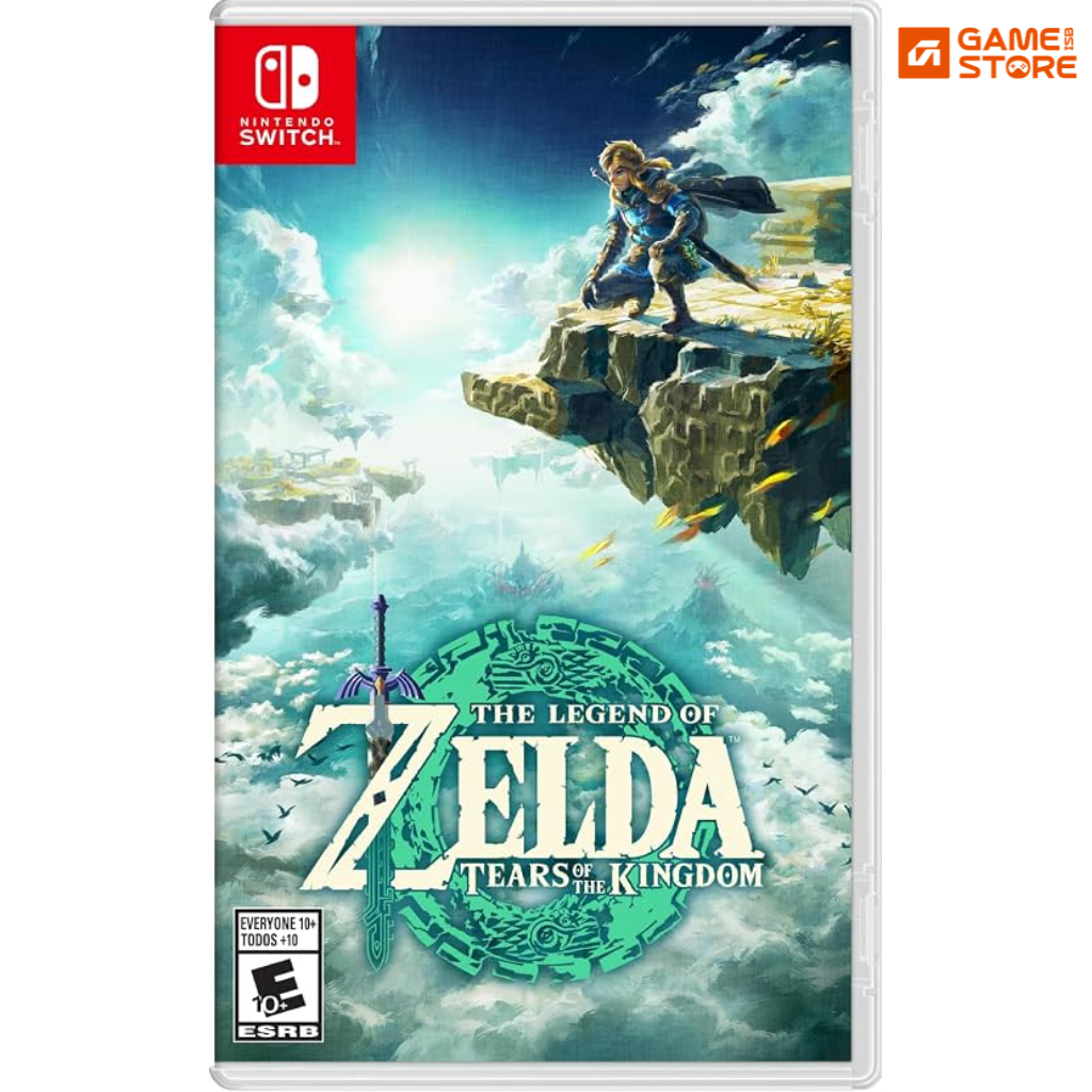 Legend of Zelda Tears of the Kingdom Nintendo Switch game case cover art