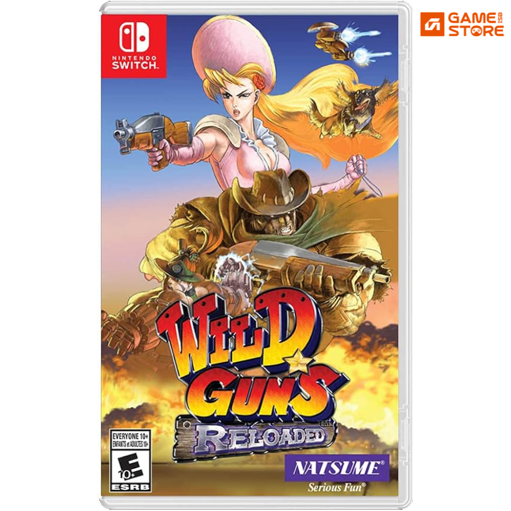 Wild Guns Reloaded Switch Pakistan price front cover close up