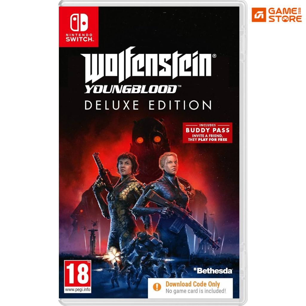 Wolfenstein Youngblood Switch Pakistan price front cover