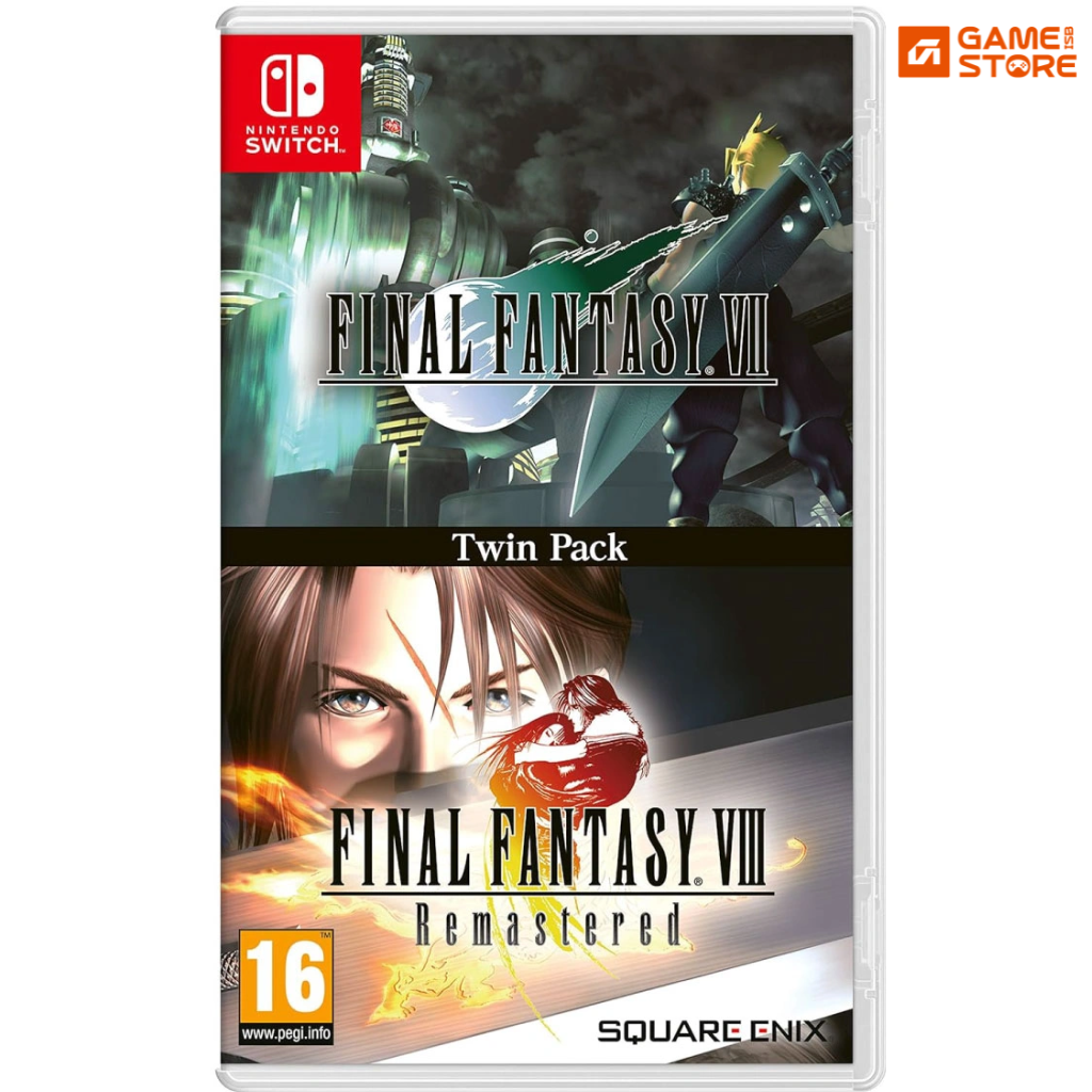 Final Fantasy VII and Final Fantasy VIII Remastered Twin Pack Nintendo SwitchFinal Fantasy VII and Final Fantasy VIII Remastered Twin Pack Nintendo Switch