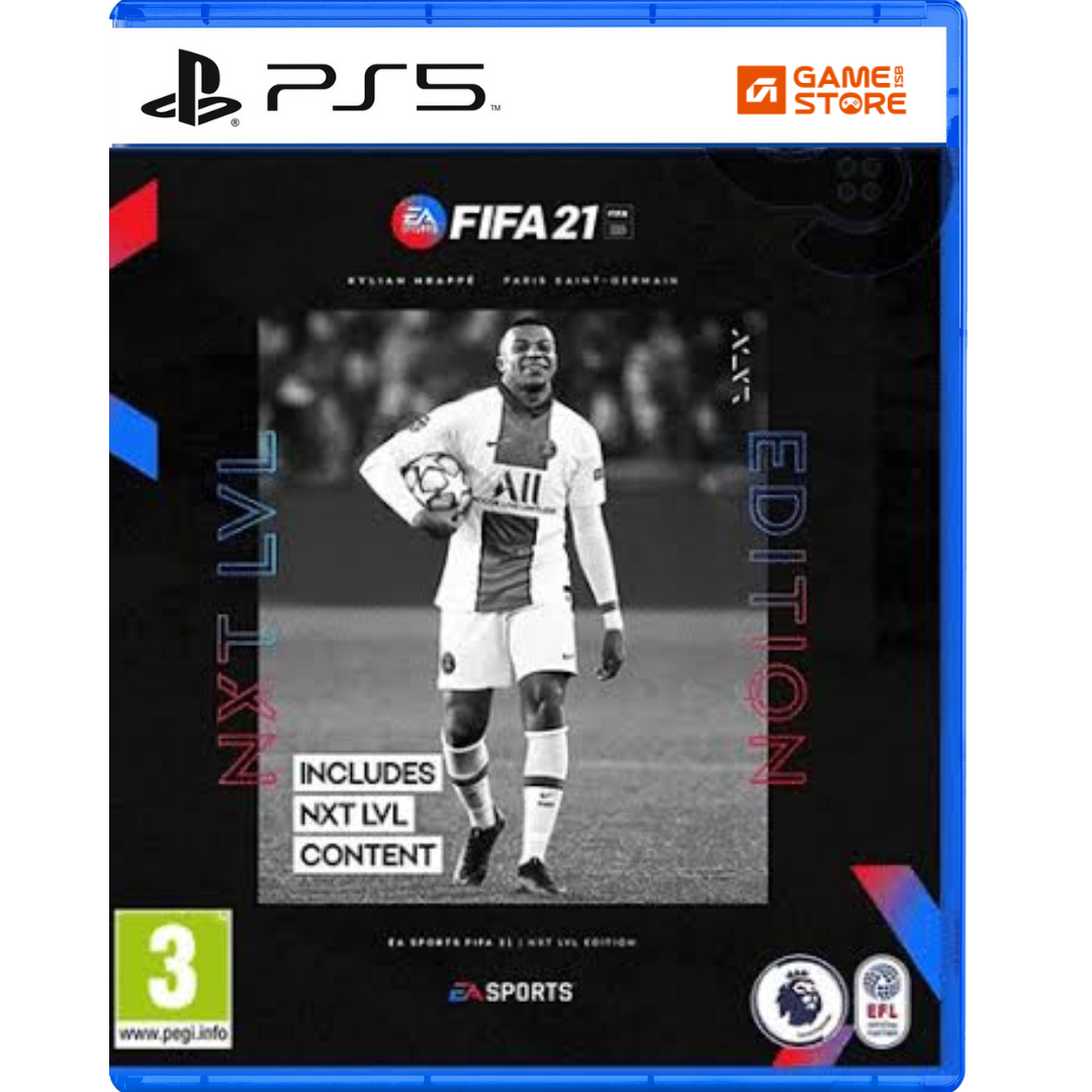 FIFA 21 Next Level Edition PS5 game box front cover