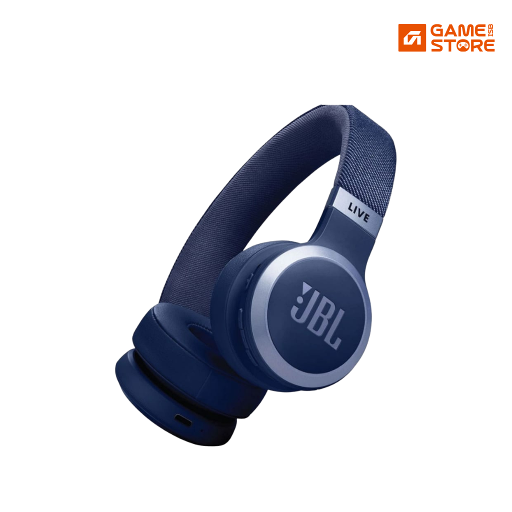 JBL Live 670NC Wireless Noise Cancelling Bluetooth Headphone Blue