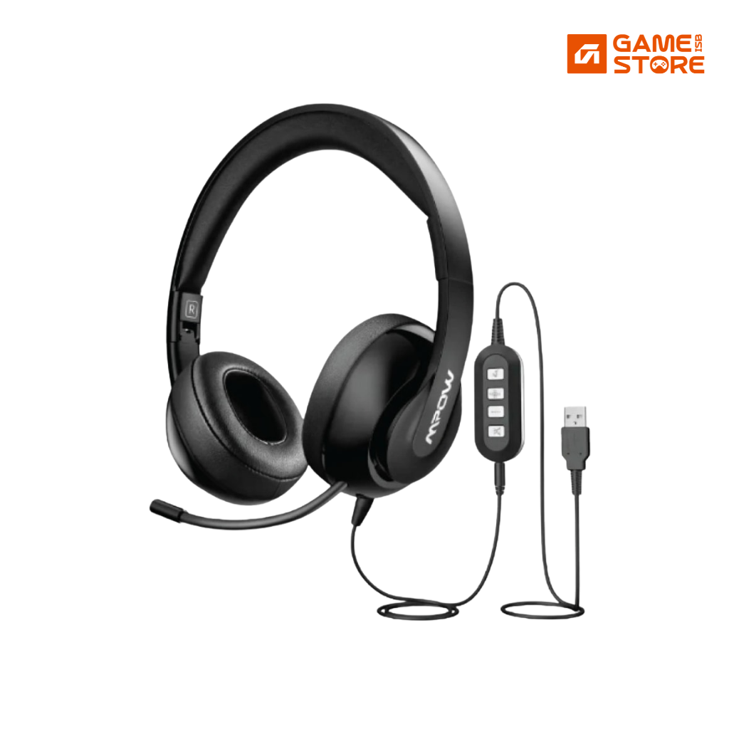 MPOW BH224A Foldable USB Computer Over Ear Headphone