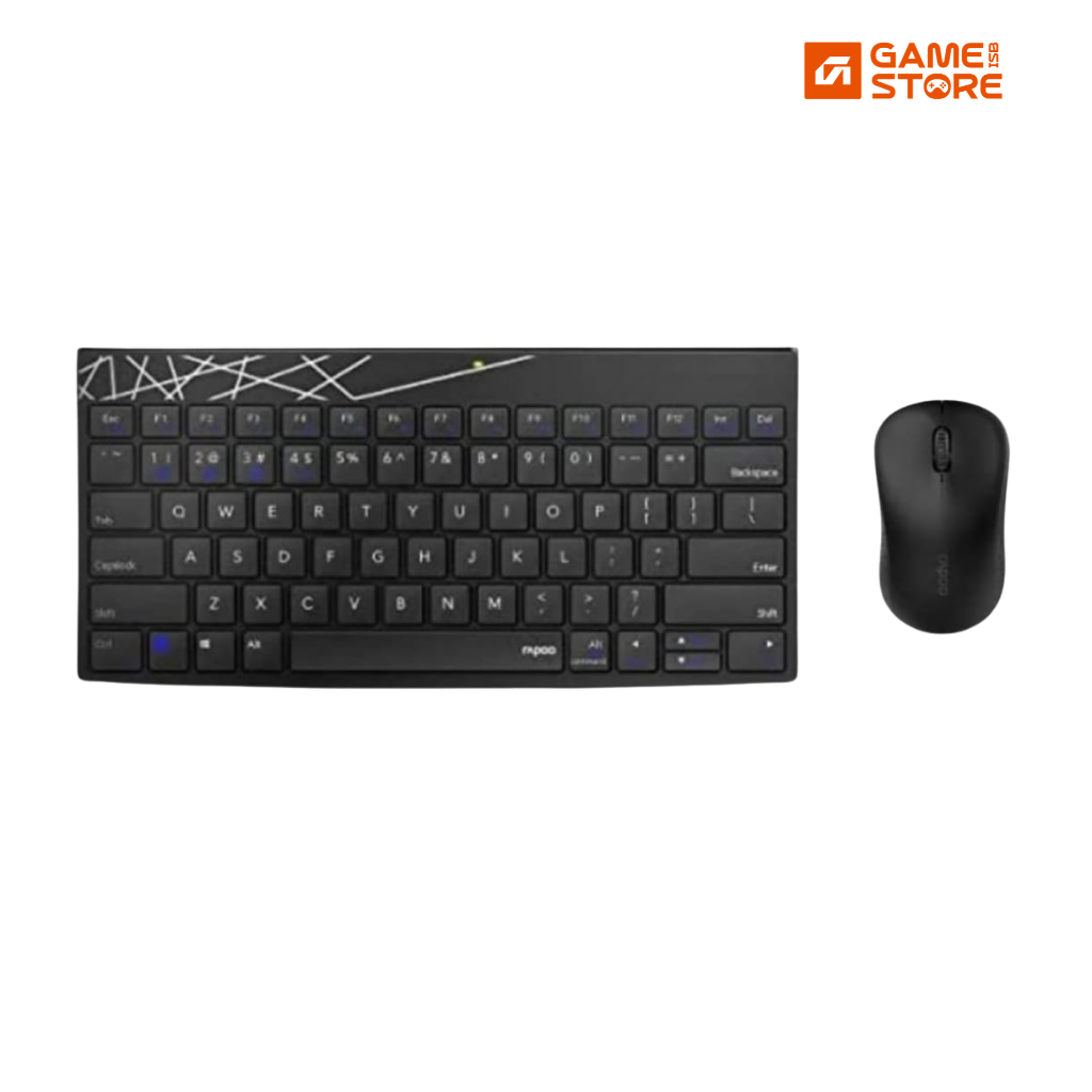 Rapoo 8000M Multi Device Wireless Keyboard and Mouse Combo