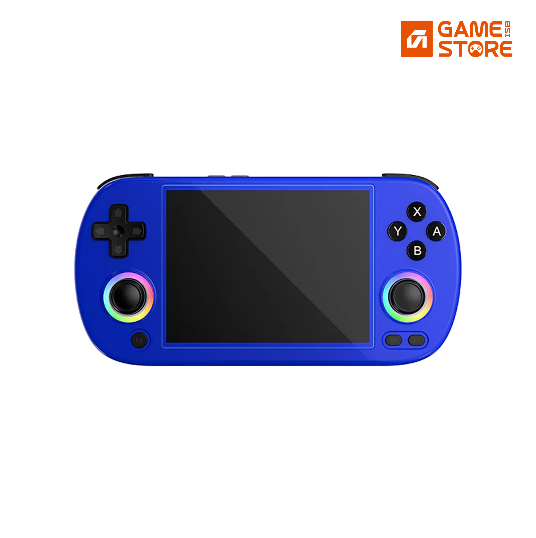 Anbernic RG40XX H Retro Handheld Game Console RG40XXH Portable Game Console 4'' IPS Screen Linux System 64G TFCard Preloaded Games 5000+ RG40XX H Supports HDMI TV Output 5G WiFi Bluetooth 4.2 Blue