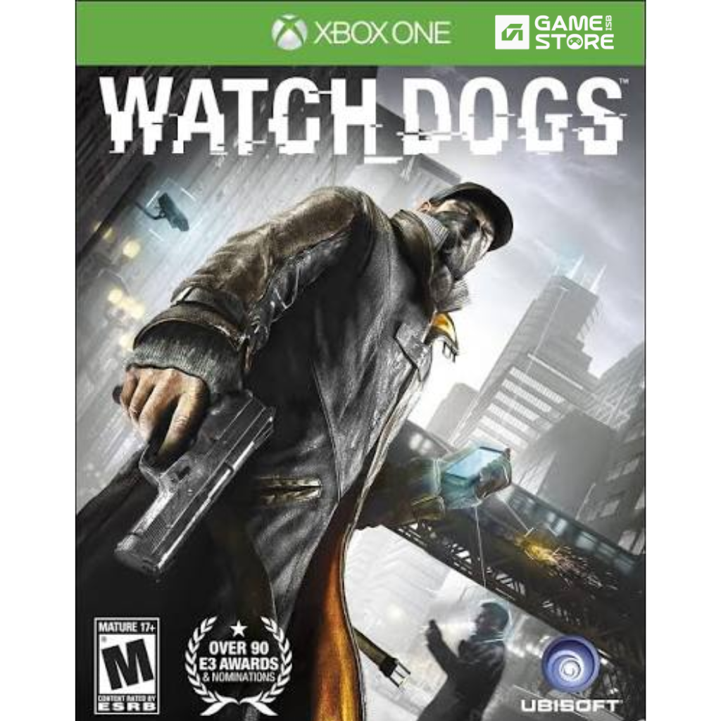 Used Watch Dogs Xbox One game disc case front cover