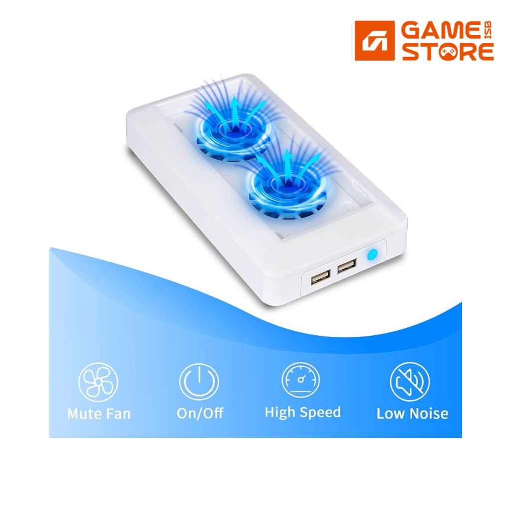 Xbox Series S cooling fan USB external cooler mounted on console