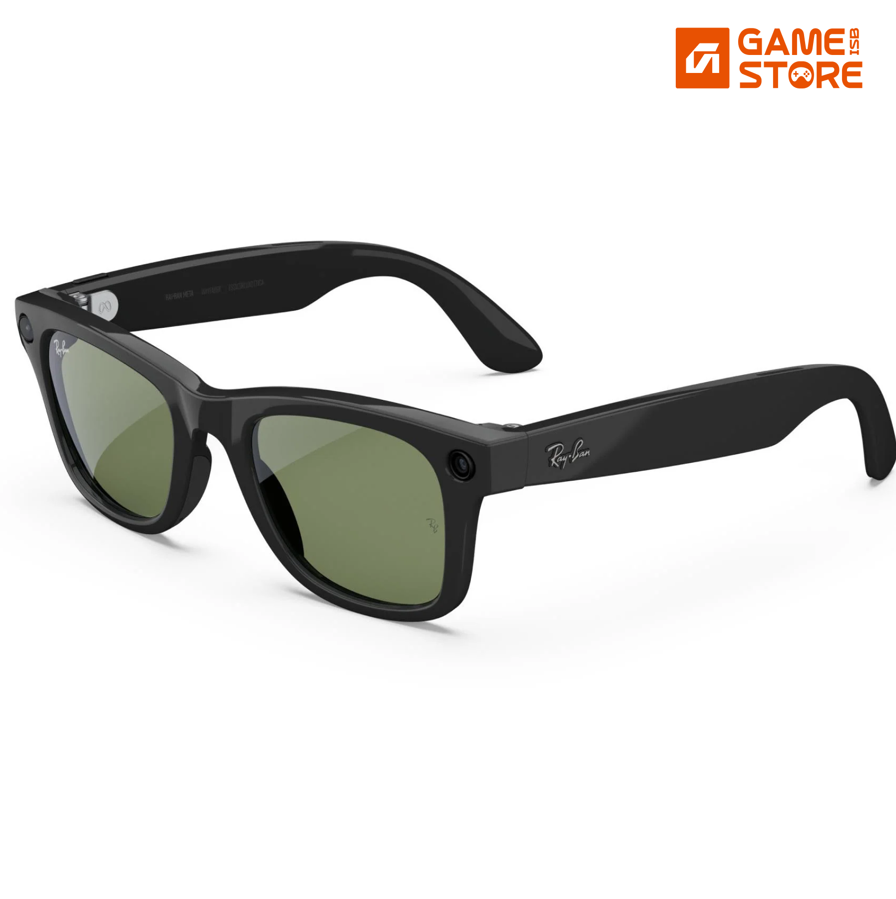 Ray-Ban Meta Wayfarer Gen 2 AI Glasses (Shiny Black/Green)