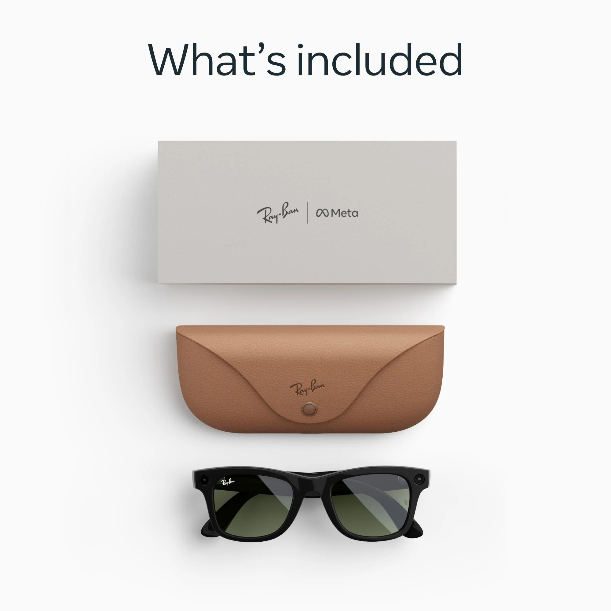 Ray-Ban Meta Wayfarer Gen 2 AI Glasses (Shiny Black/Green)